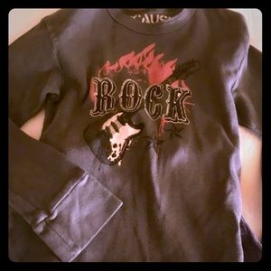 Thermal Long sleeve boys guitar shirt